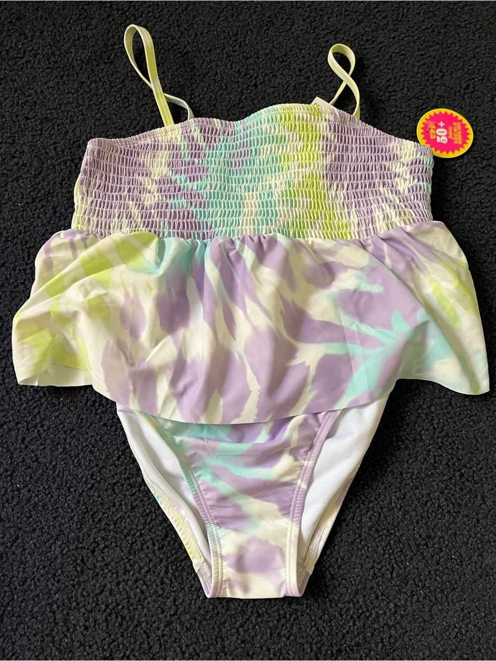 The Children's Place Pastel Girls Two Piece Tankini Swimsuit w UPF 50